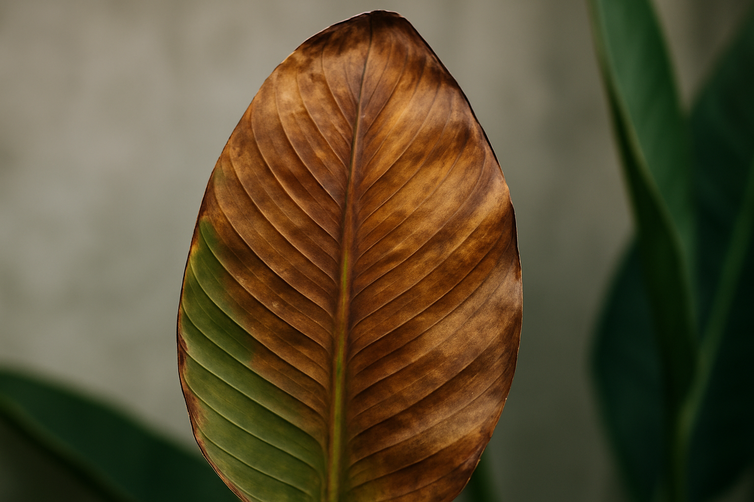 Braune Bltter bei der Strelitzia Nicolai: Ursachen und einfache Lsungen   XXLplant