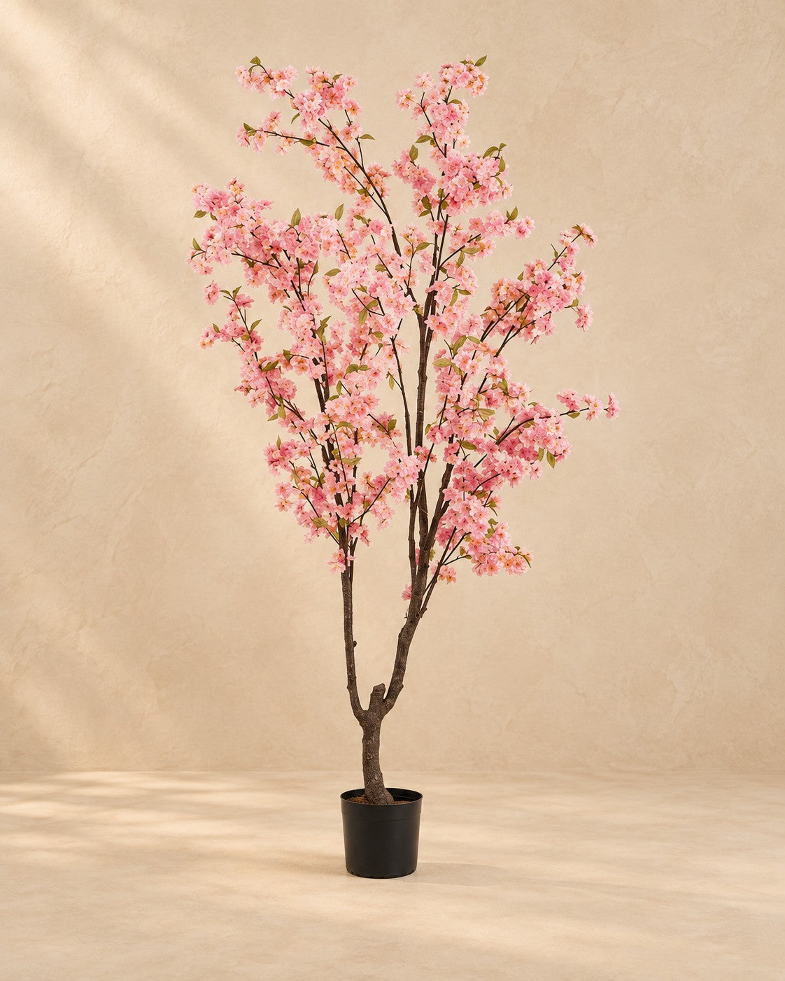 Kunstpflanze Kirschblüte rosa | 210 cm
