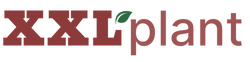 Logo xxl plant met tagline