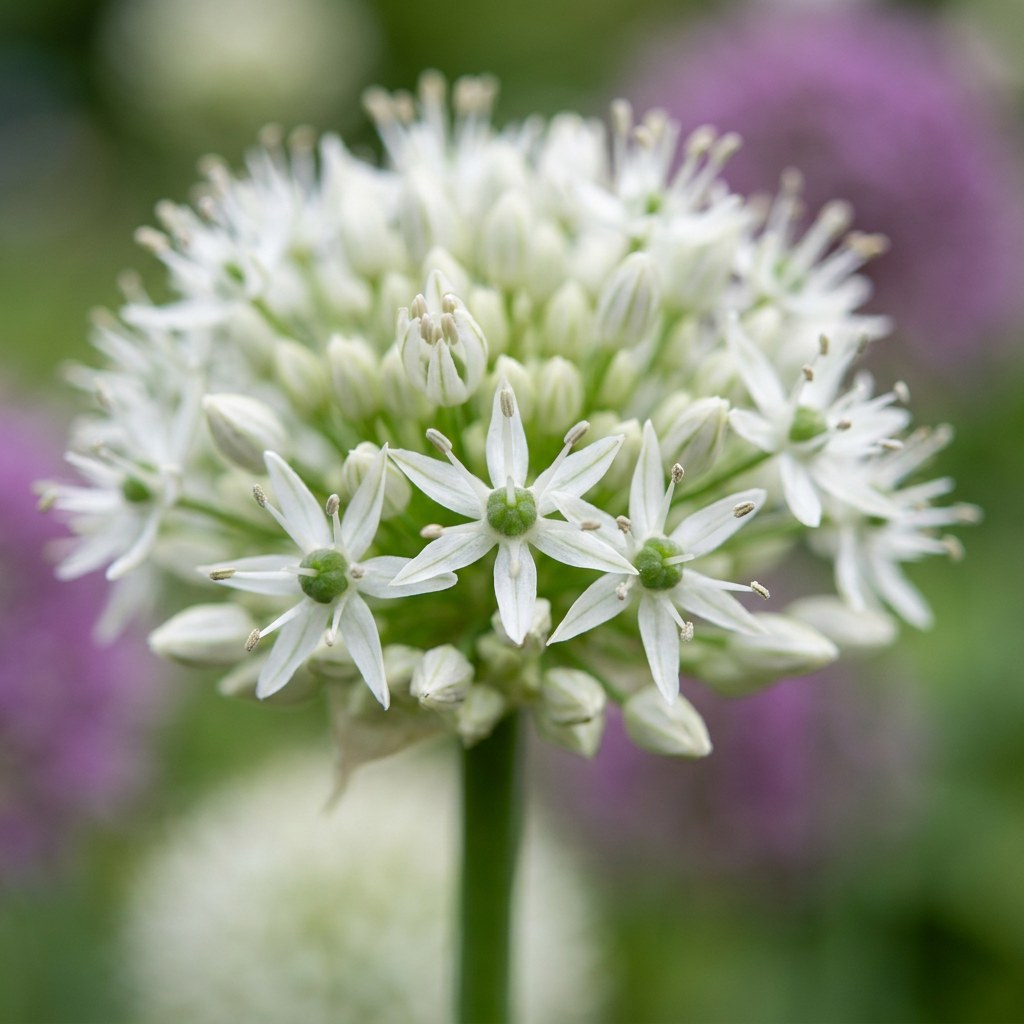 Allium Bulbs Mount Everest in flower