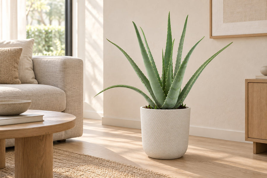 Aloe Vera (aloes zwyczajny) wysokość 70 cm, doniczka ø24 cm