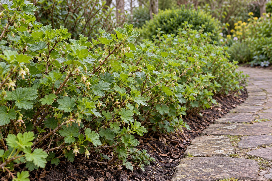 Bio-Stachelbeerpflanze (Ribes uva-crispa)