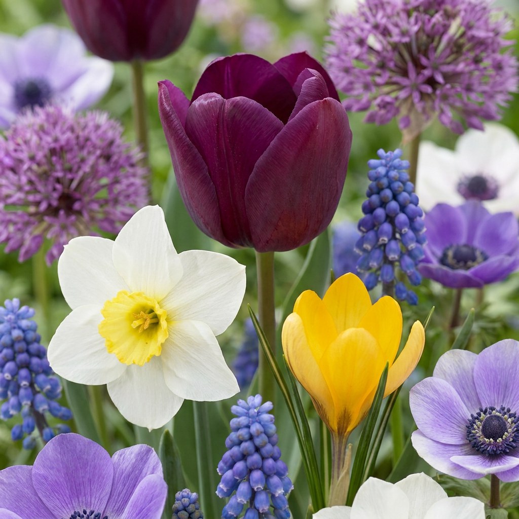Bloem Bulb Garden mix in bloei