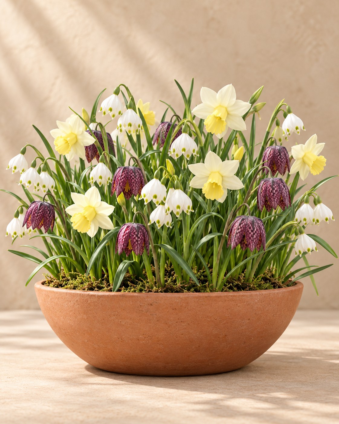 Bloem Natte Tuin mix in bloei in een vaas