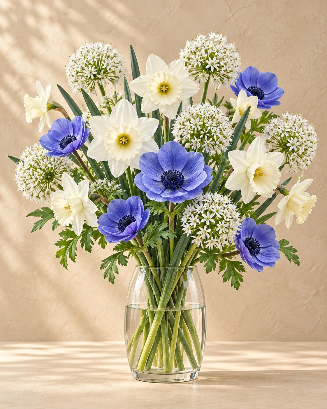 Flower bulbs Sunny Garden mix in flower in a vase