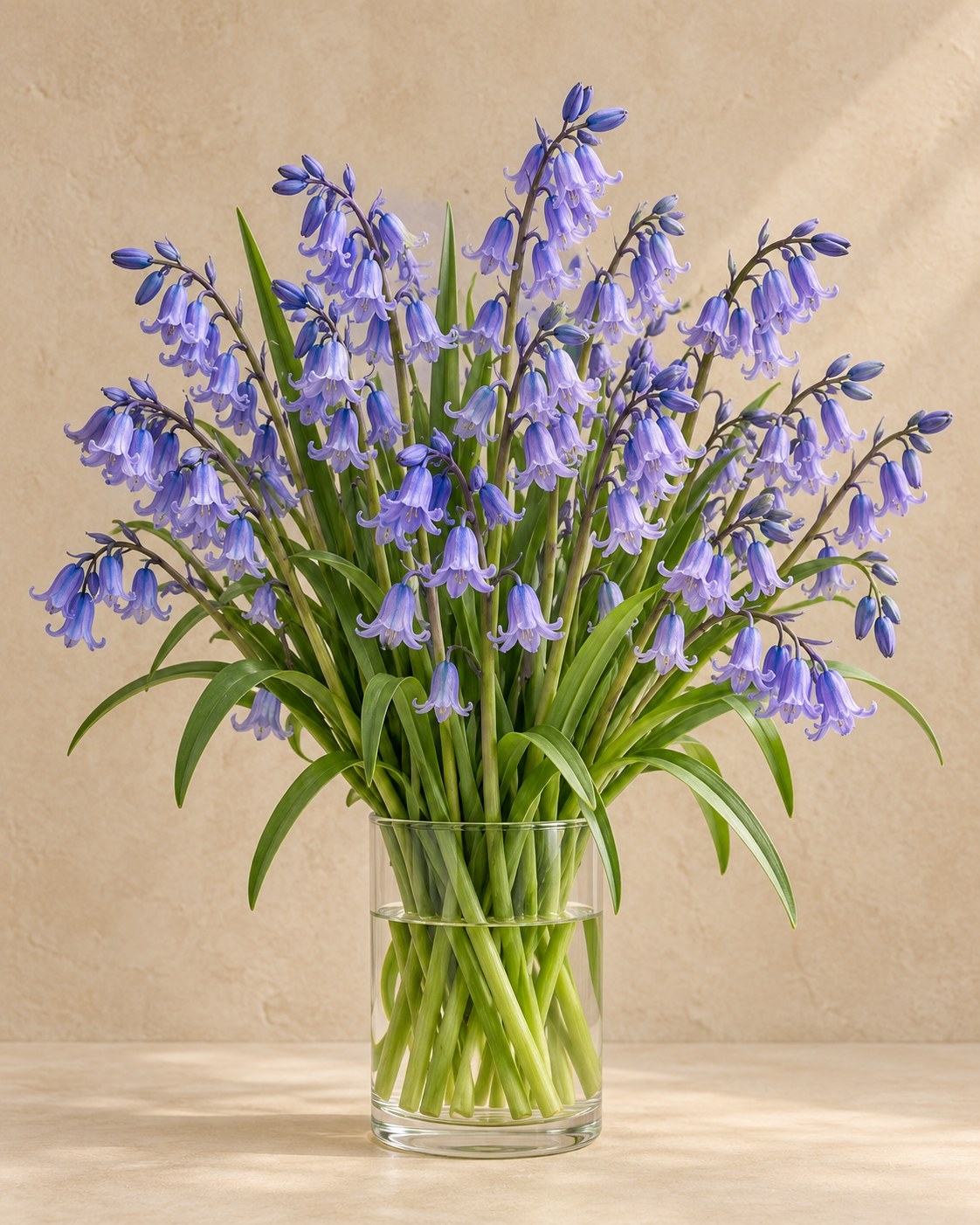 Bulbi di giacinto dei boschi Giacinto selvatico in fiore in un vaso