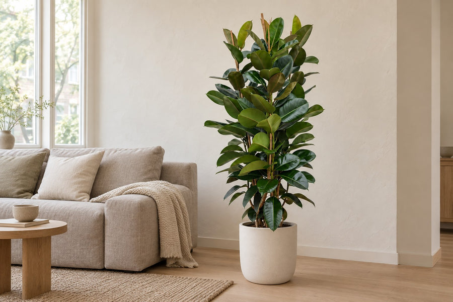 Ficus Elastica Robusta busk Ø27 140cm - ø27