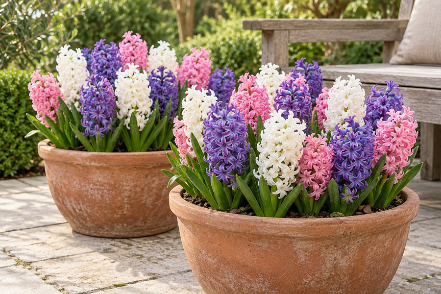 Bulbos de jacinto mezcla pastel (Hyacinthus)
