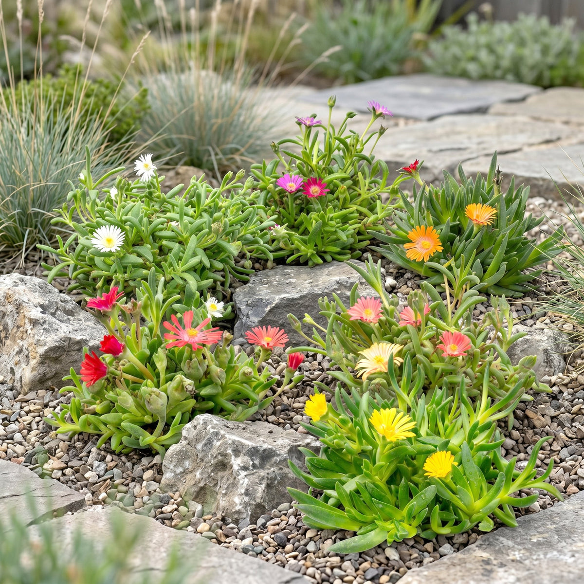 IJsplant mix Delosperma (24 vaste planten), pot ø7 cm