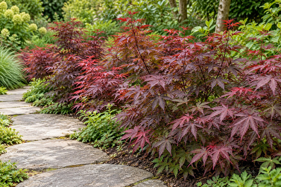 Japanse esdoorn 'Atropurpureum' (Acer palmatum)