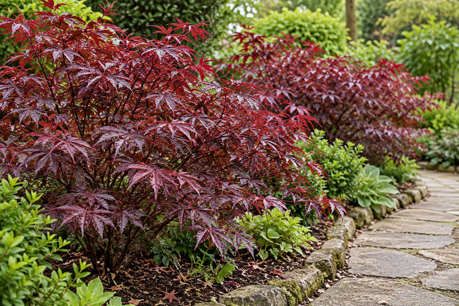 Arce japonés 'Bloodgood' (Acer palmatum)