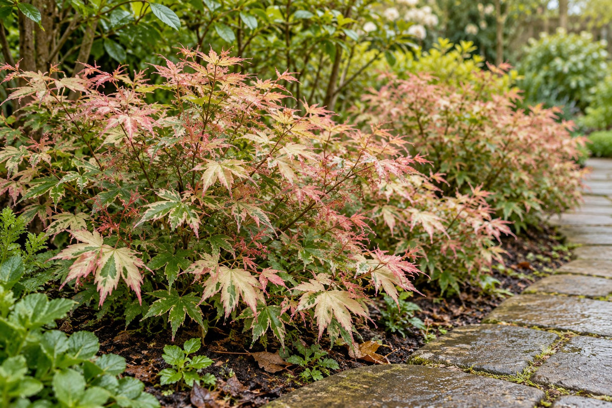 Arce japonés 'Iyoshi' plantada en el jardín