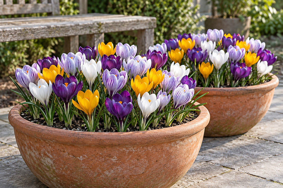 Crocus Bulbs Large-Flowered Mix (Crocus)