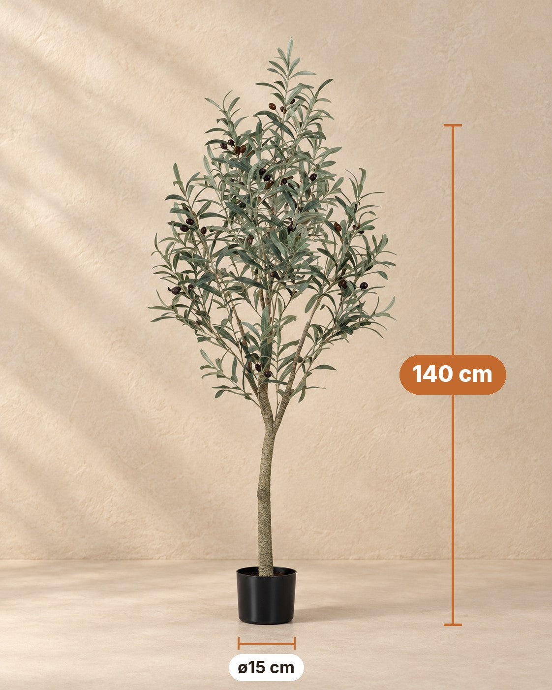 Künstlicher Olivenbaum Olea europaea | 140 cm