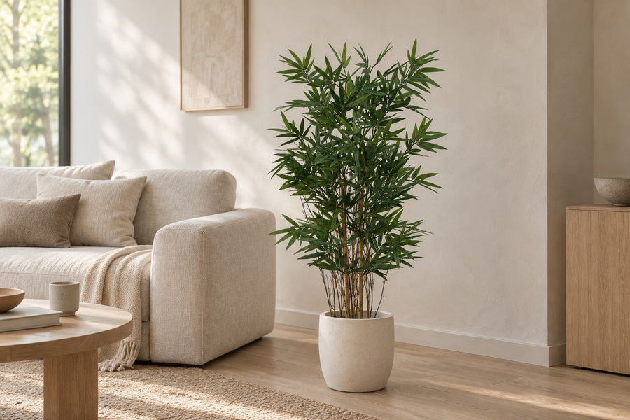 Kunstplant Bamboe 123cm - ø18