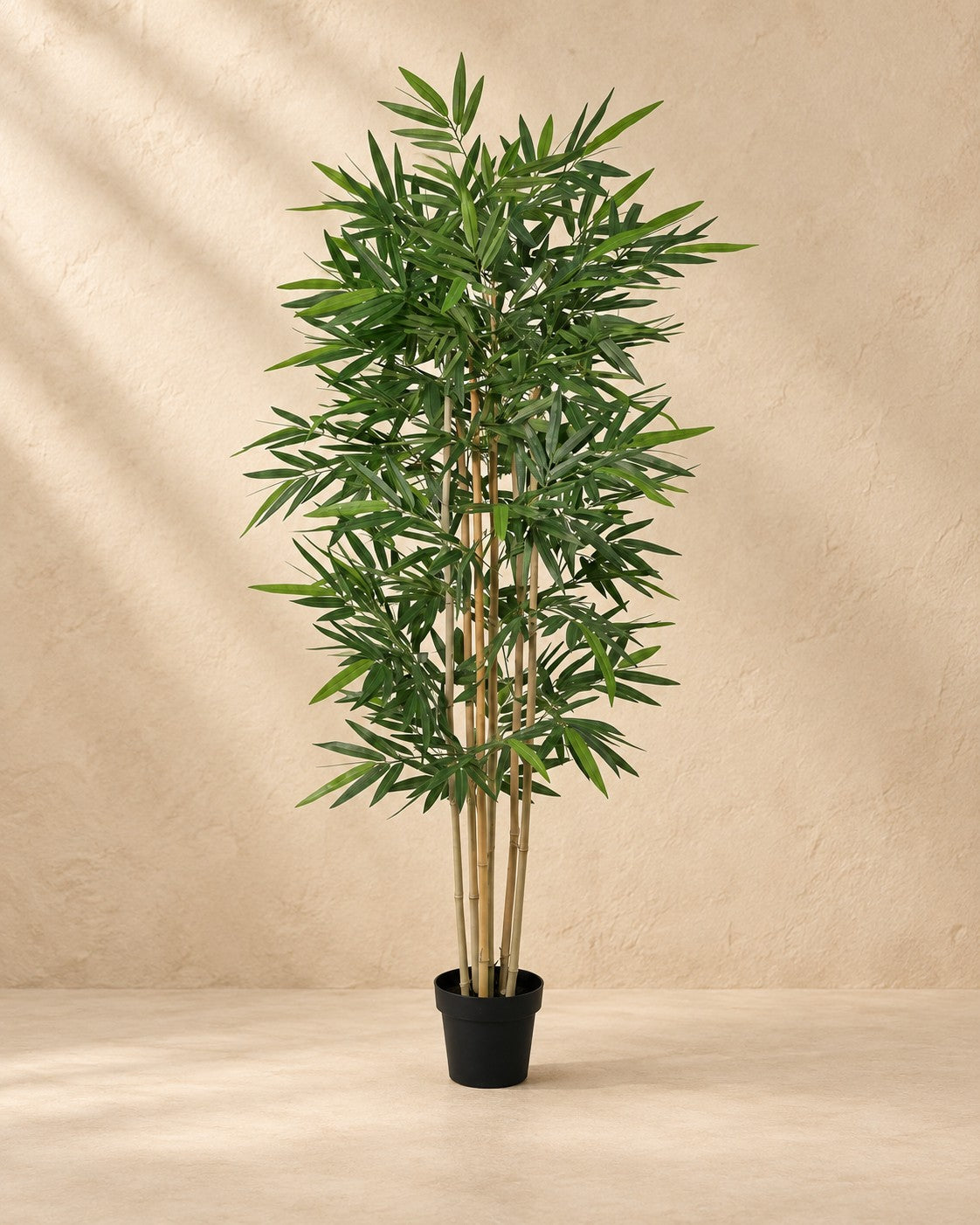 Kunstplant Bamboe van 180 cm hoog in pot van 20 cm