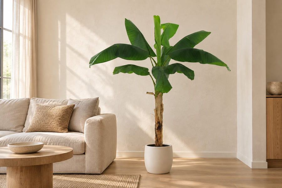 Kunstplant Bananenplant Musa 180cm - ø20