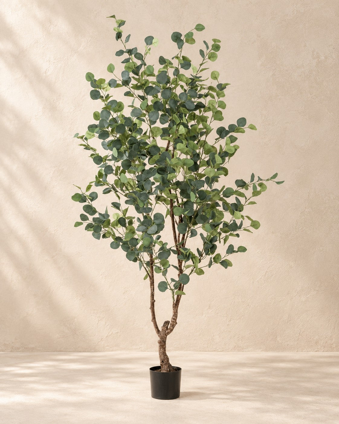 Kunstplant Eucalyptus (Eucalyptus globulus) van 180 cm hoog in pot van 17 cm