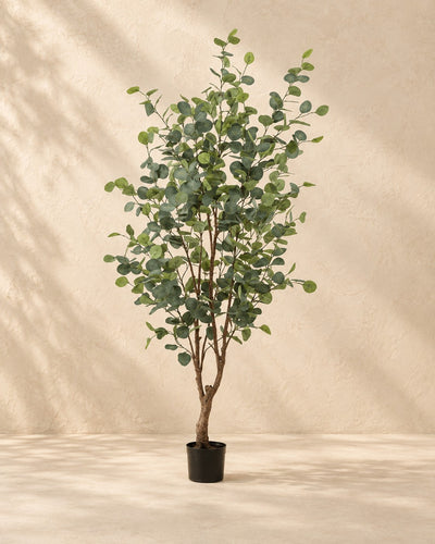 Artificial Eucalyptus (Eucalyptus sp.), 140 cm tall in a 15 cm pot