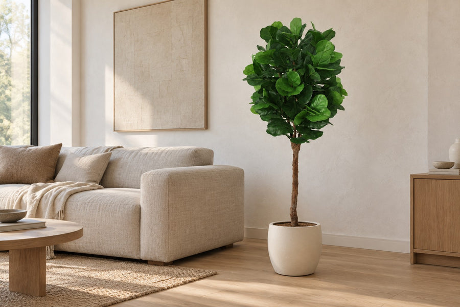 Kunstplant Ficus Lyrata 180cm - ø23