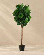 Kunstplant Ficus Lyrata van 180 cm hoog in pot van 23 cm