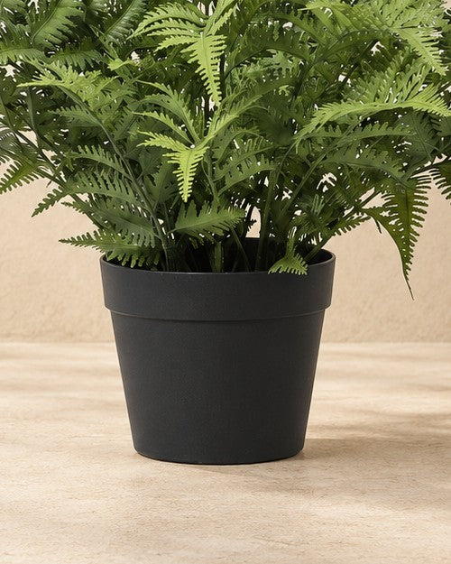 Onderste deel van de Kunstplant Nephrolepis Exaltata met de pot