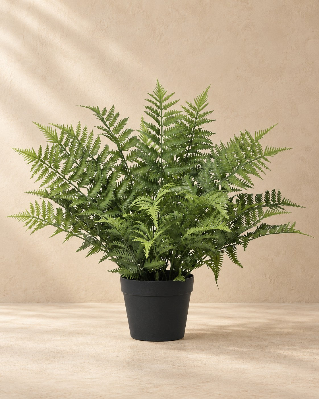 Sztuczna roślina Nephrolepis Exaltata, wysokość 59 cm, w doniczce 18 cm