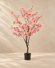 Cerisier d'ornement artificiel (Prunus sp.), 135 cm de haut en pot de 15 cm