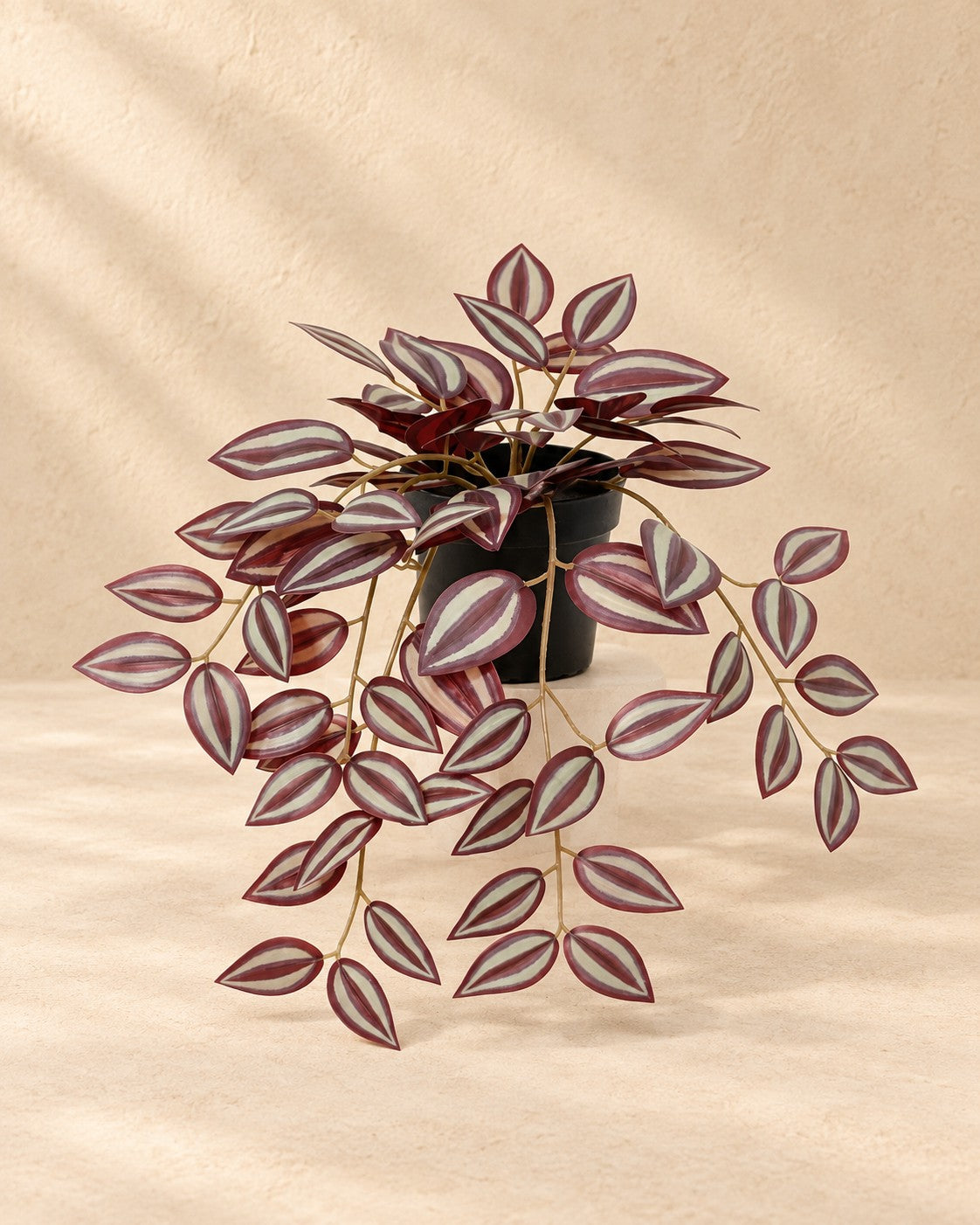 Kunstplant Tradescantia (Tradescantia sp.) van 32 cm hoog in pot van 9 cm