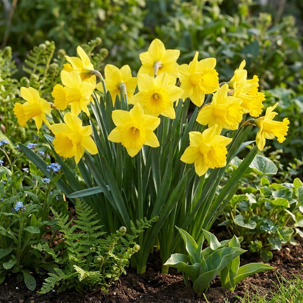 Daffodil Bulbs Carlton in flower in the garden