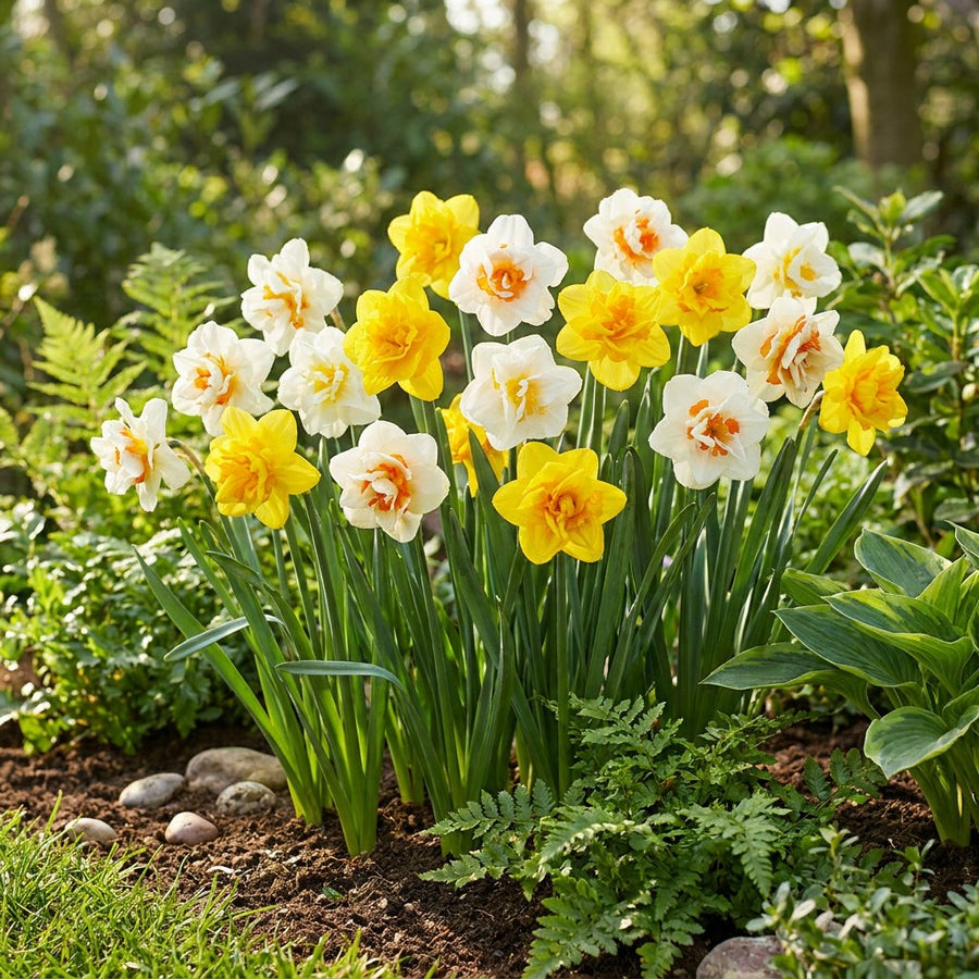 Daffodil bulbs Double mix (Narcissus)