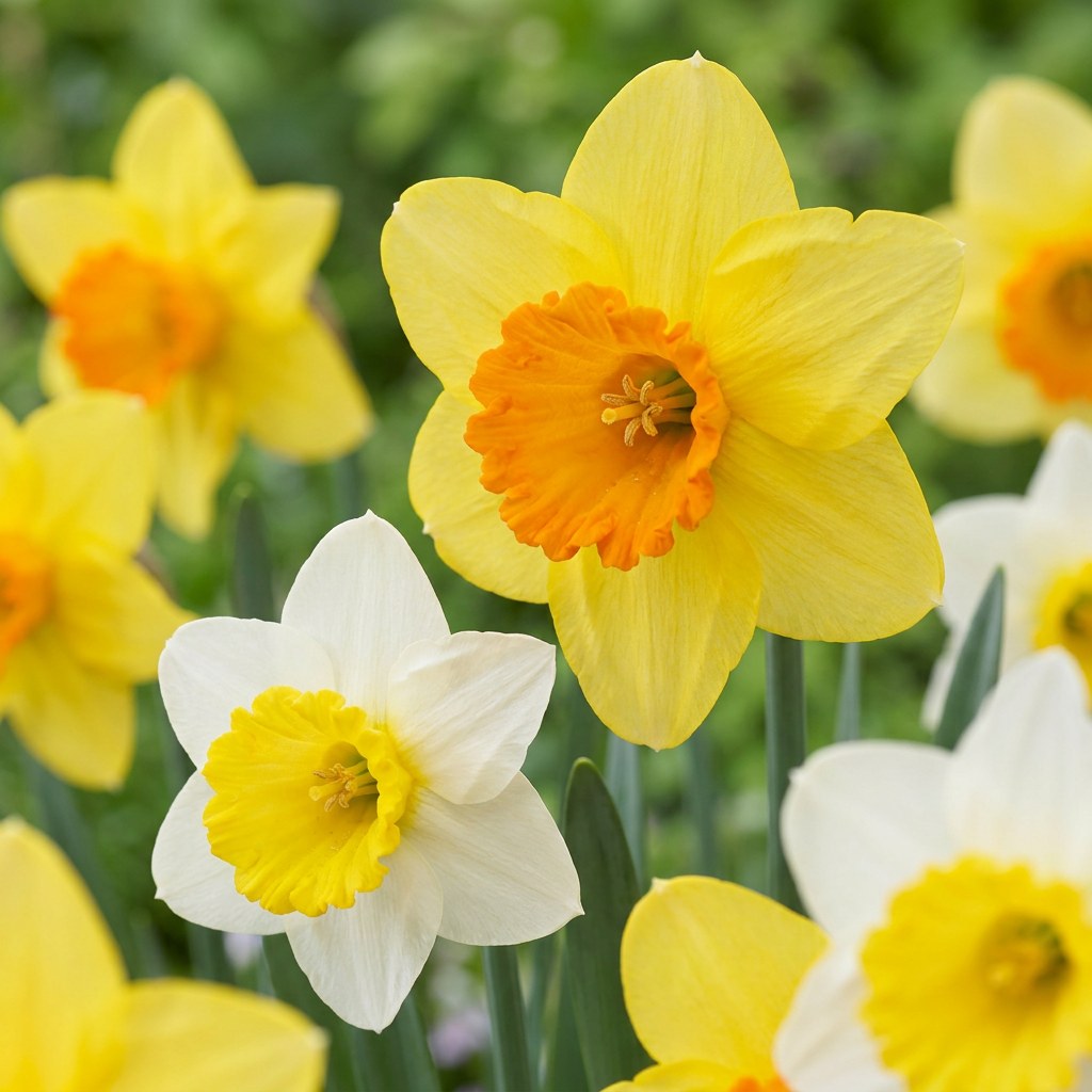 Daffodil Bulbs Large-Flowered Mix in flower