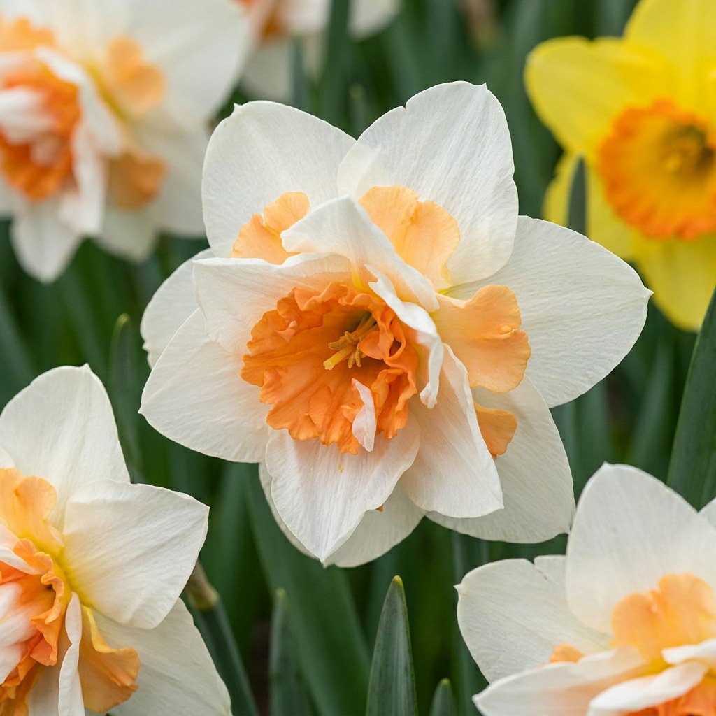 Daffodil Bulbs Replete in flower