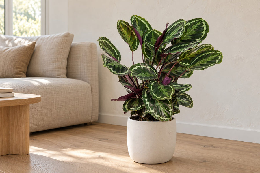 Plante paon (Calathea roseopicta 'Medallion') 80 cm de haut, pot ø24 cm
