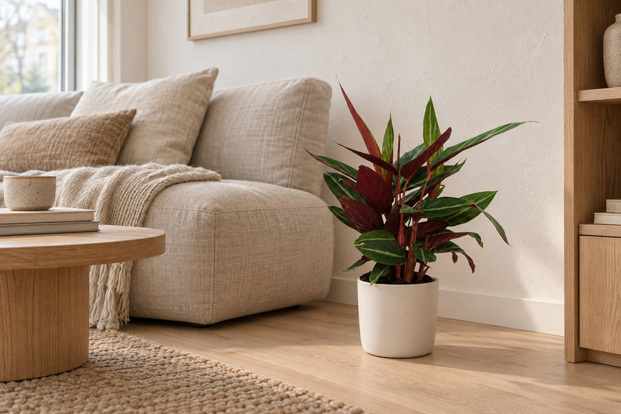 Plante paon (Calathea 'Stripestar') 40 cm de haut, pot ø12 cm