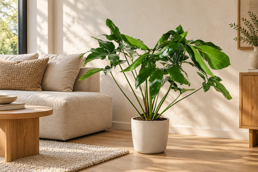 Philodendron 'Green Wonder' 100 cm di altezza, vaso ø24 cm