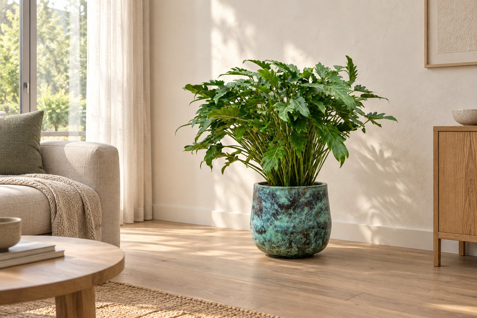 Philodendron 'Xanadu' 100 cm Tall, Pot ø35 cm | XXLplant