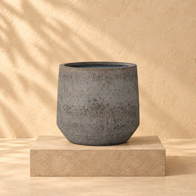 Pot Harith M Diorite Gris D42 x H38 38cm - ø42