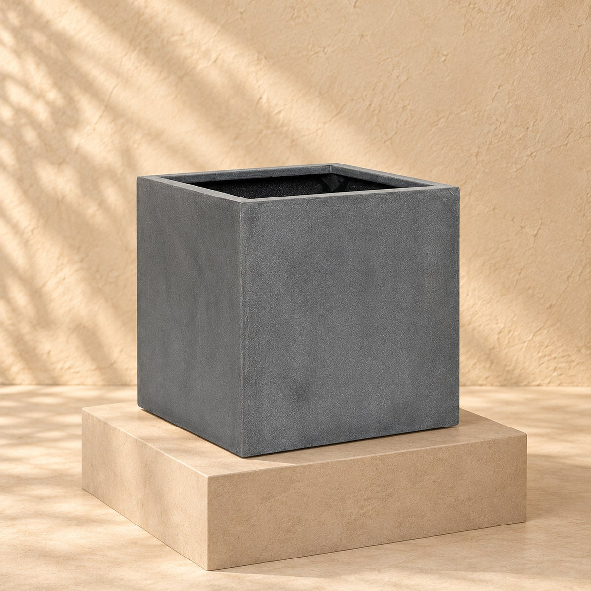 Pot décoratif Block Gris Ø60 x H60 cm