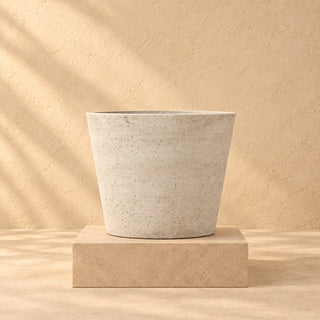 Ziertopf Bucket Beige Washed Ø50 x H40 cm