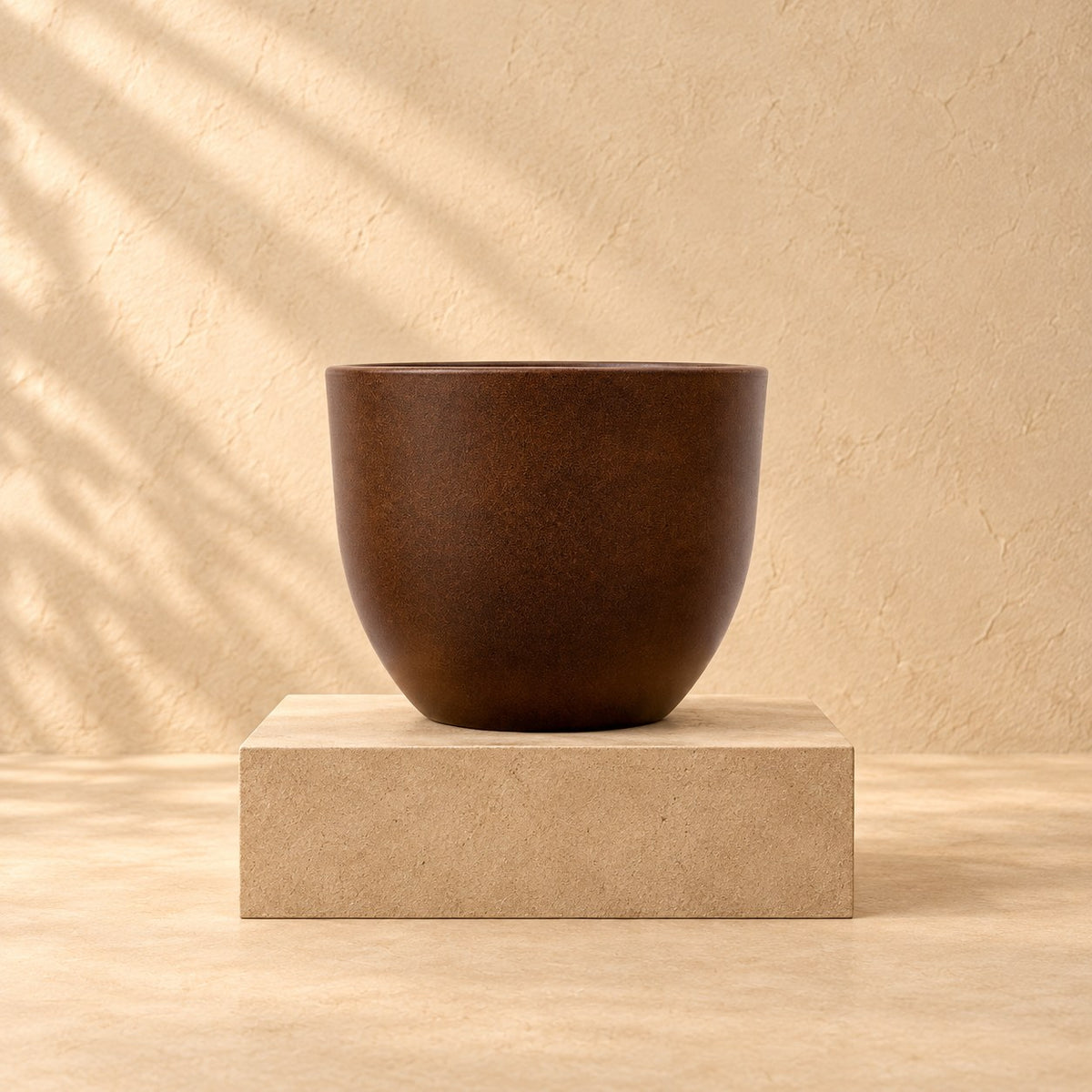 Ziertopf Eggy Bronzé Ø65 x H43 cm