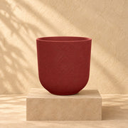 Pot décoratif Elho Jazz Round rouge toscan Ø19 x H18 cm