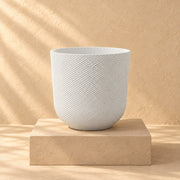 Dekorativ potte Elho Jazz Round hvid Ø23 x H21 cm