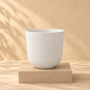 Dekorativ potte Elho Jazz Round hvid Ø26 x H24 cm