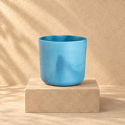 Pot décoratif Elho Ocean Rond bleu atlantique Ø18 x H17 cm