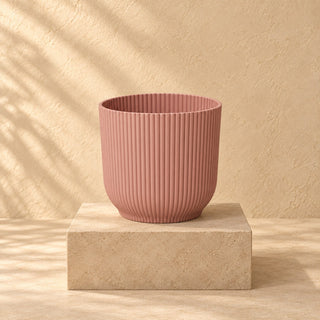 Sierpot elho Vibes Fold Round roze Ø14 x H13 cm
