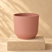 Pot décoratif elho Vibes Fold Rond rose Ø25 x H23 cm