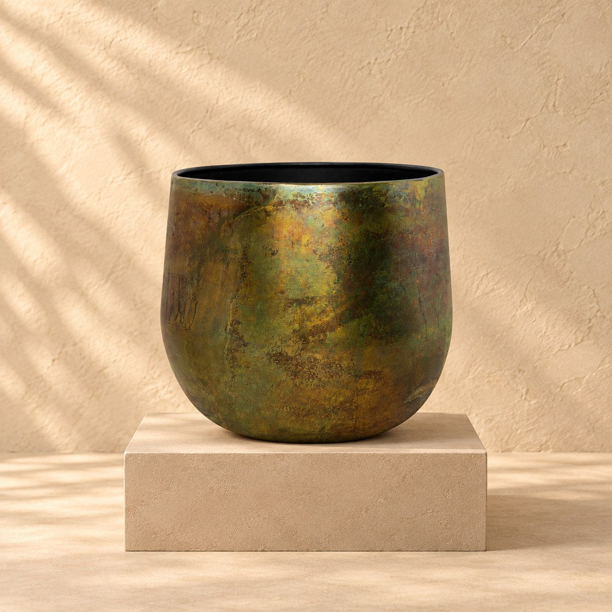 Pot décoratif Elisa Vintage Vert Ø46 x H38 cm