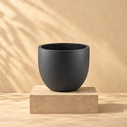 Dekorativ potte Grigio new egg antracit Ø36 x H31 cm