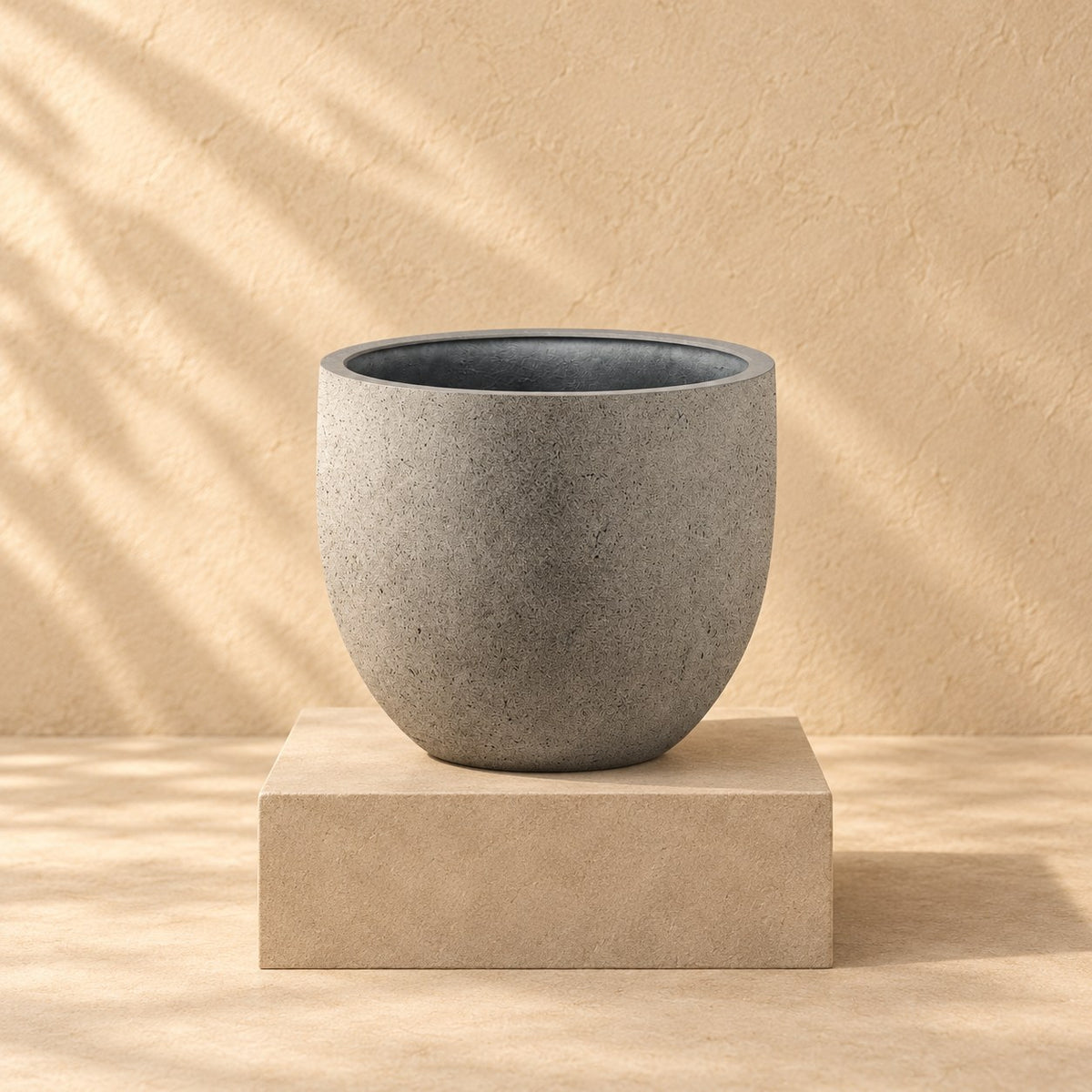 Sierpot grigio new egg natural concrete Ø55 x H46 cm